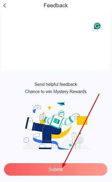 Tap Submit